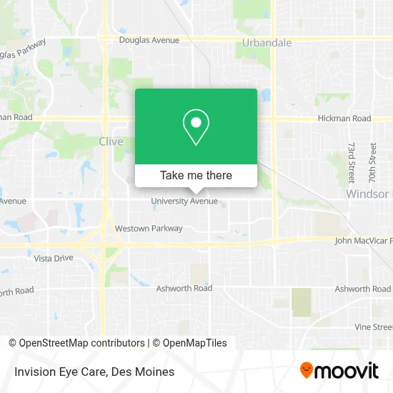 Invision Eye Care map