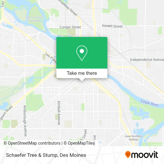 Schaefer Tree & Stump map