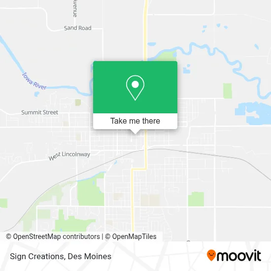 Sign Creations map