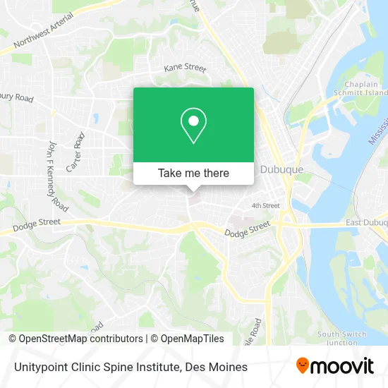 Unitypoint Clinic Spine Institute map