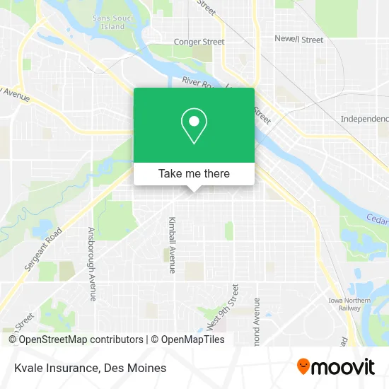 Kvale Insurance map