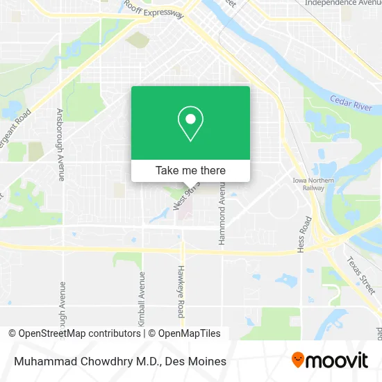 Muhammad Chowdhry M.D. map
