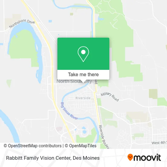Rabbitt Family Vision Center map
