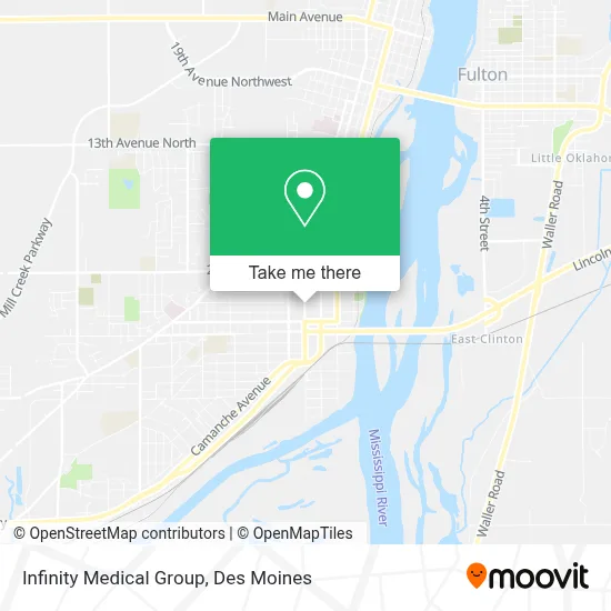 Infinity Medical Group map