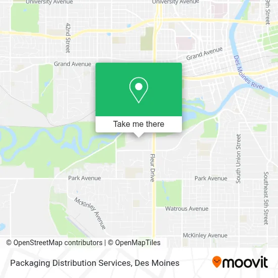 Packaging Distribution Services map