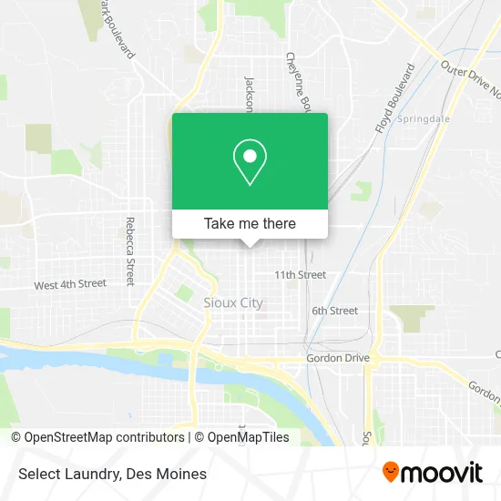 Select Laundry map