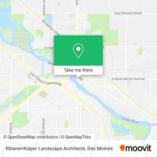 Ritland+Kuiper Landscape Architects map