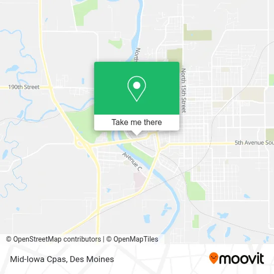 Mid-Iowa Cpas map