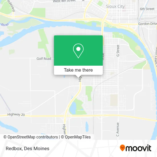 Redbox map