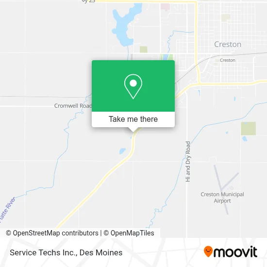 Service Techs Inc. map