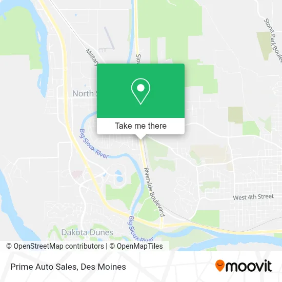 Prime Auto Sales map