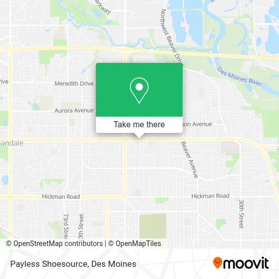 Payless Shoesource map