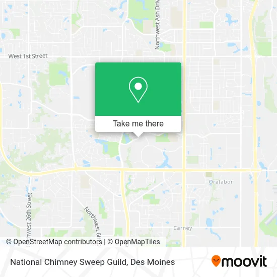 National Chimney Sweep Guild map