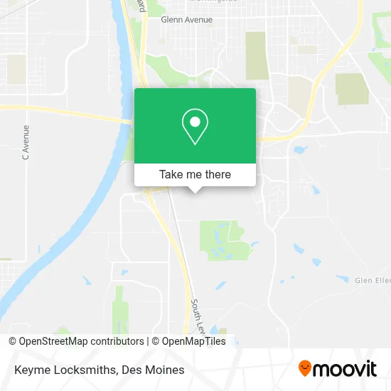 Keyme Locksmiths map