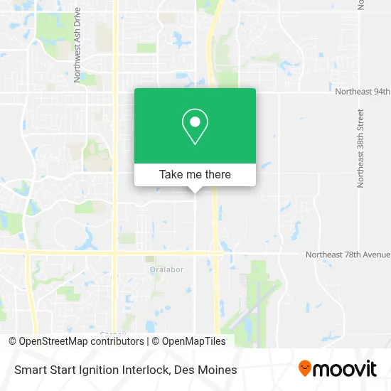 Smart Start Ignition Interlock map