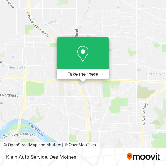 Klein Auto Service map