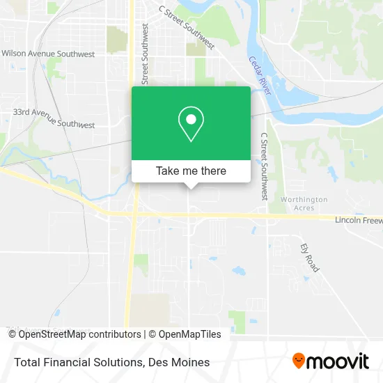 Total Financial Solutions map
