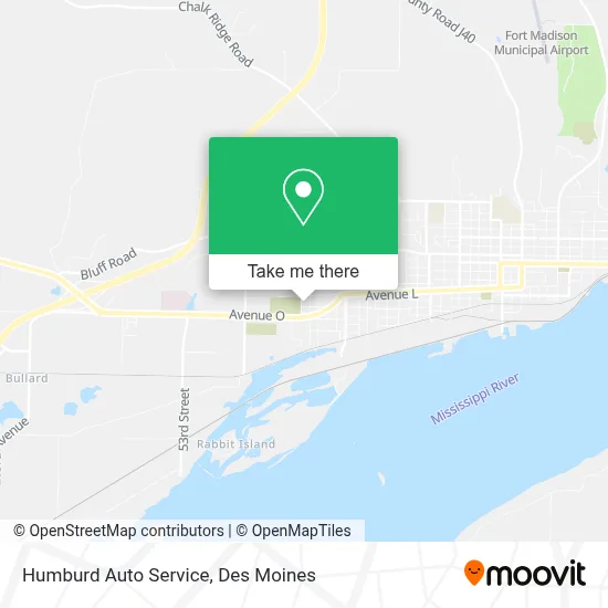 Humburd Auto Service map