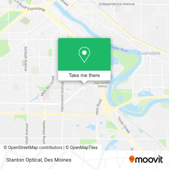 Stanton Optical map