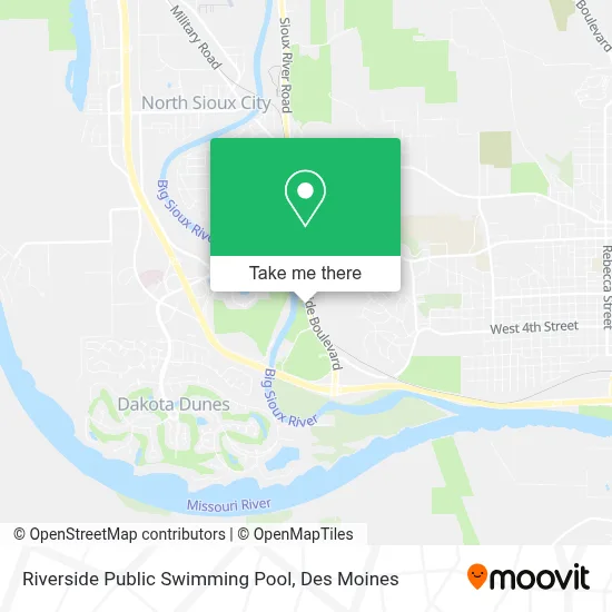 Riverside Public Swimming Pool map