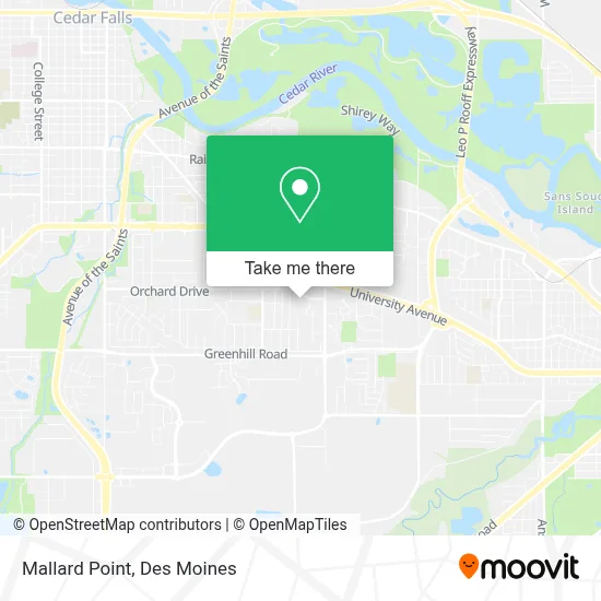 Mallard Point map