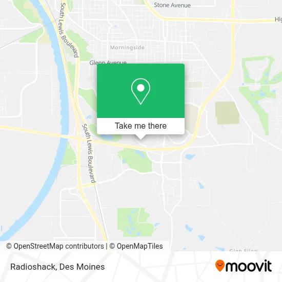 Radioshack map