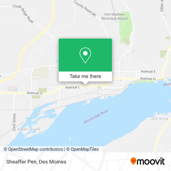 Sheaffer Pen map