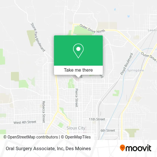 Oral Surgery Associate, Inc map