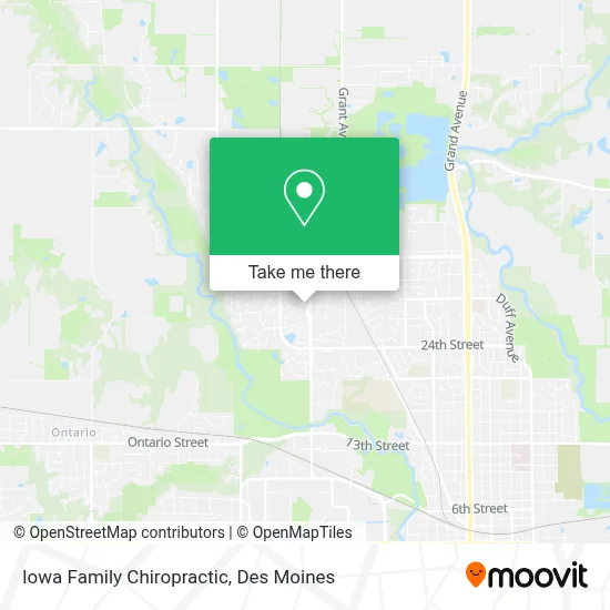 Iowa Family Chiropractic map