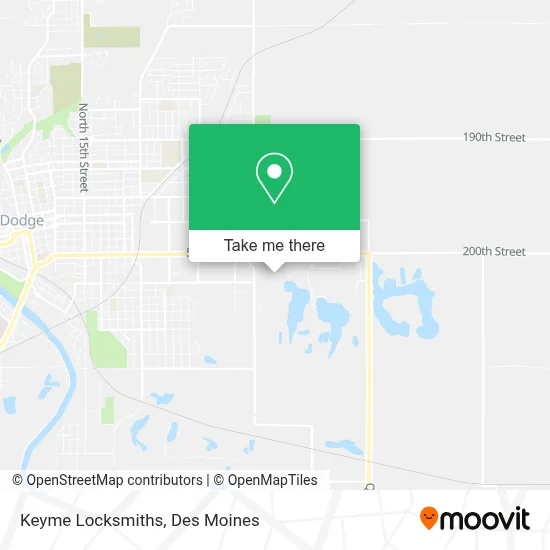 Keyme Locksmiths map