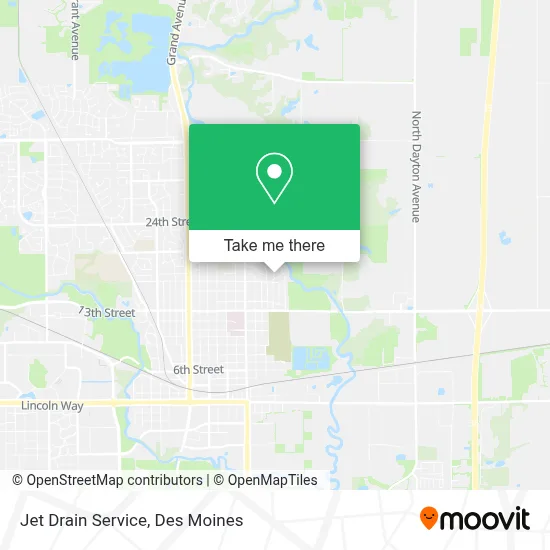 Jet Drain Service map