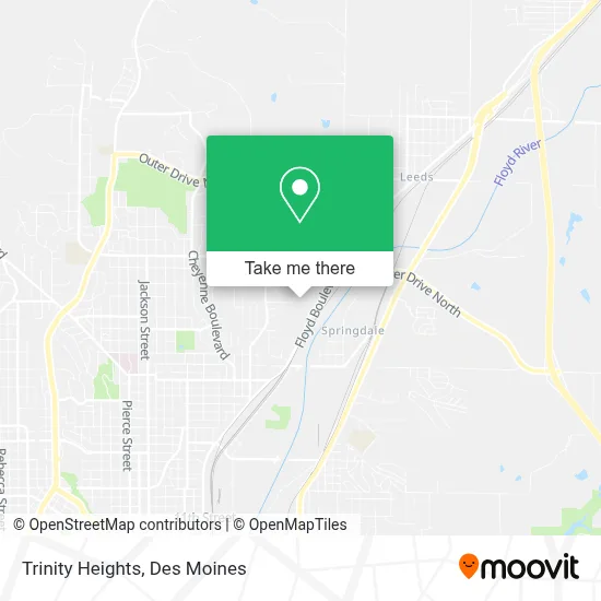 Trinity Heights map