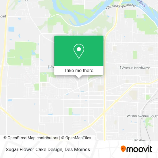 Sugar Flower Cake Design map