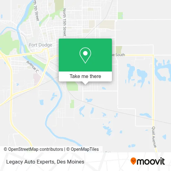 Legacy Auto Experts map