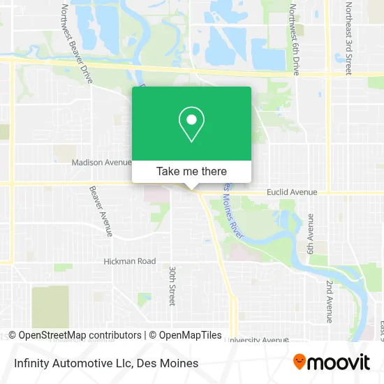 Infinity Automotive Llc map