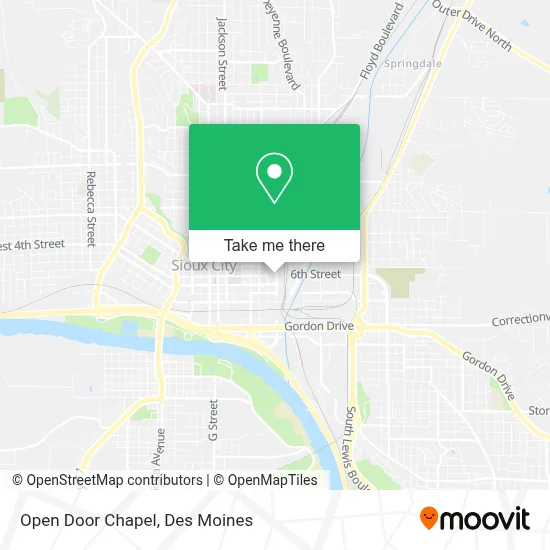 Open Door Chapel map