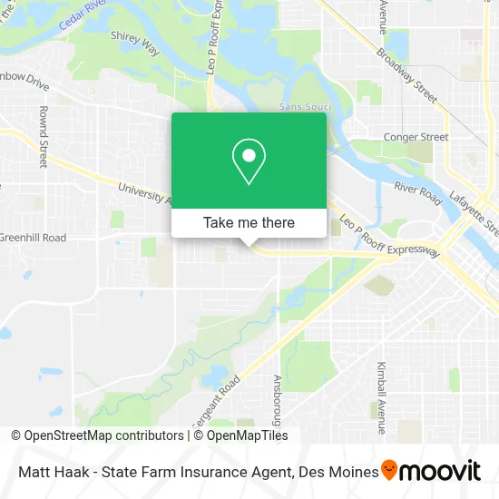 Matt Haak - State Farm Insurance Agent map
