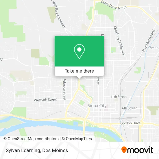 Sylvan Learning map