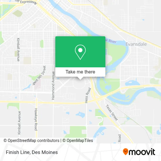 Finish Line map