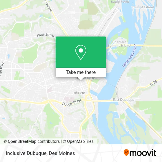 Inclusive Dubuque map