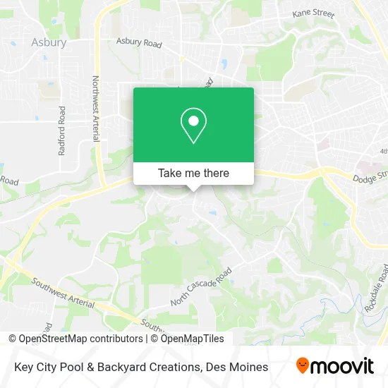Key City Pool & Backyard Creations map