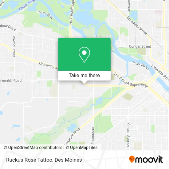 Ruckus Rose Tattoo map