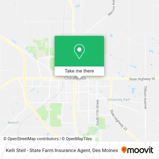 Kelli Steil - State Farm Insurance Agent map