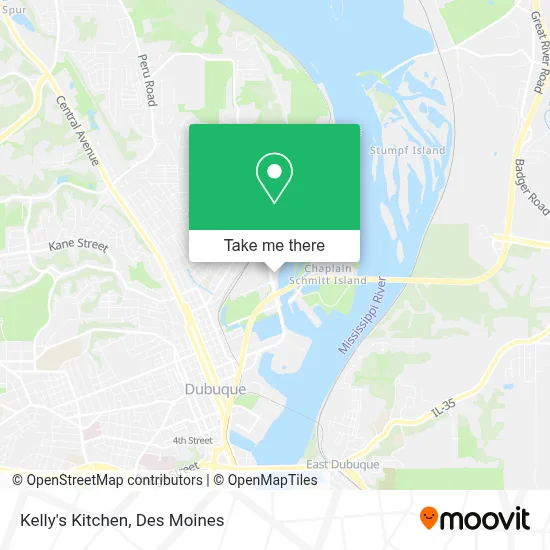 Kelly's Kitchen map