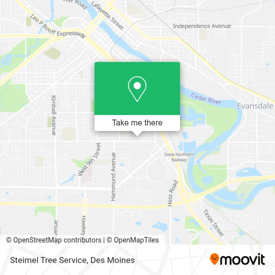 Steimel Tree Service map