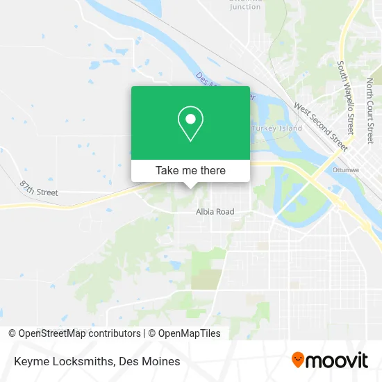 Keyme Locksmiths map