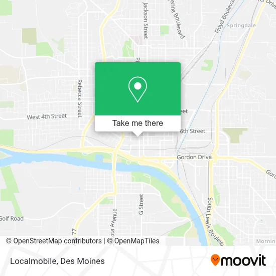Localmobile map