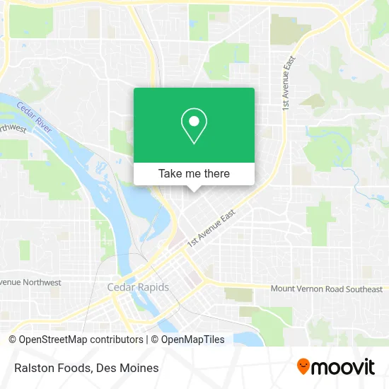 Ralston Foods map