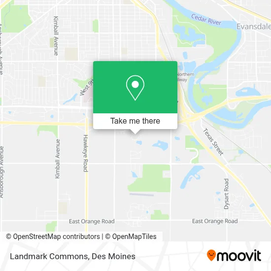Landmark Commons map
