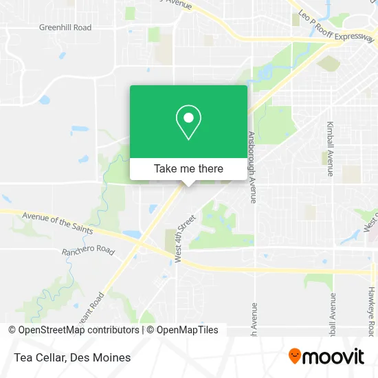 Tea Cellar map